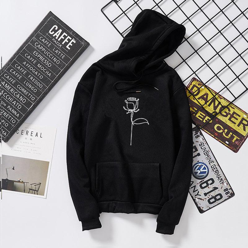 Rosane - Rozendruk Hoodies Sweatshirts Voor Dames - Amazitshop