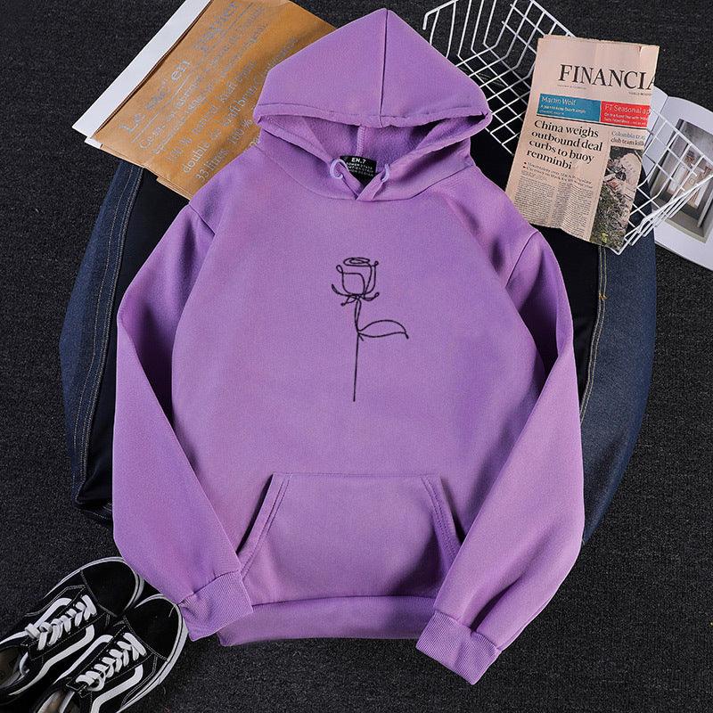 Rosane - Rozendruk Hoodies Sweatshirts Voor Dames - Amazitshop