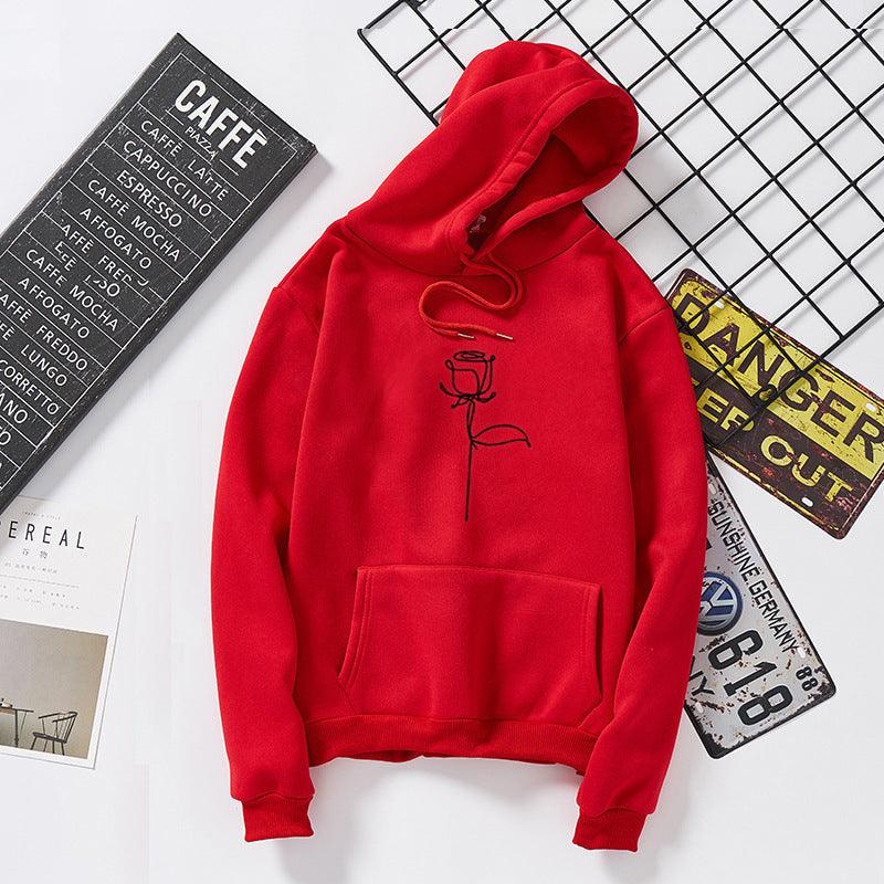 Rosane - Rozendruk Hoodies Sweatshirts Voor Dames - Amazitshop