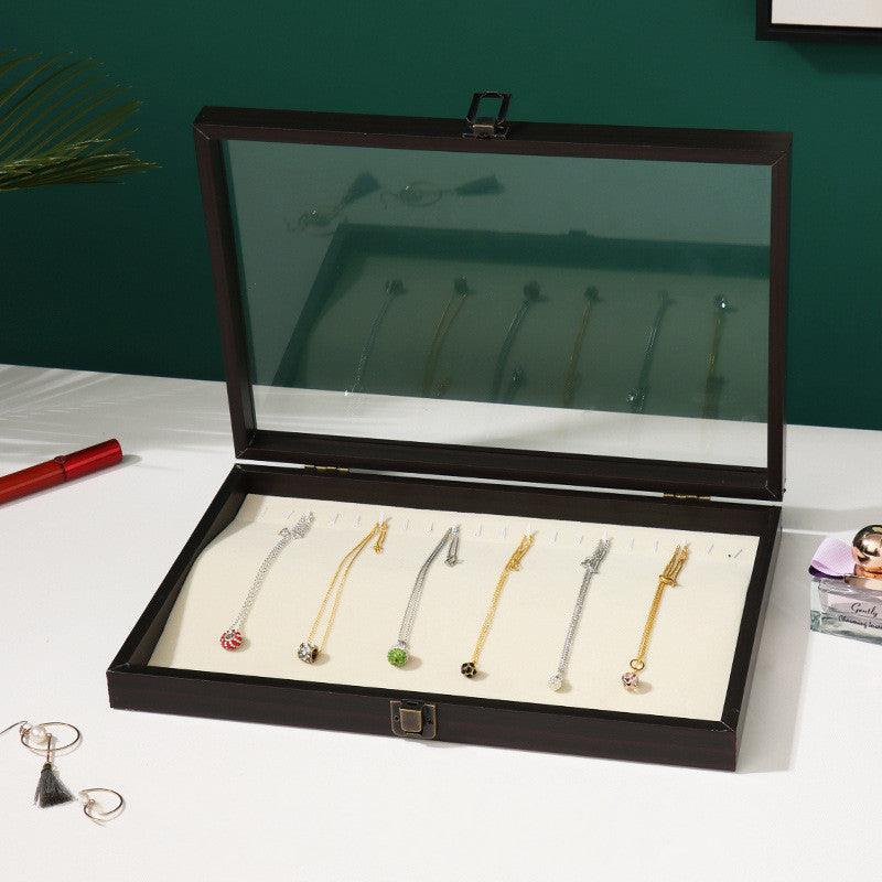 Rosewood Grain Jewelry Storage And Organization Box - Amazitshop