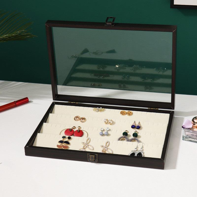 Rosewood Grain Jewelry Storage And Organization Box - Amazitshop