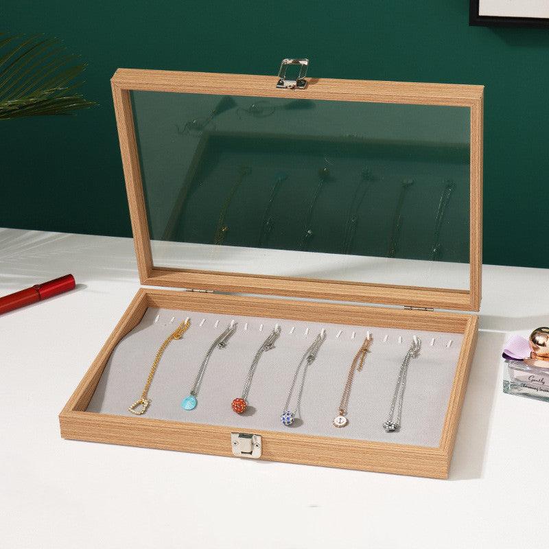 Rosewood Grain Jewelry Storage And Organization Box - Amazitshop