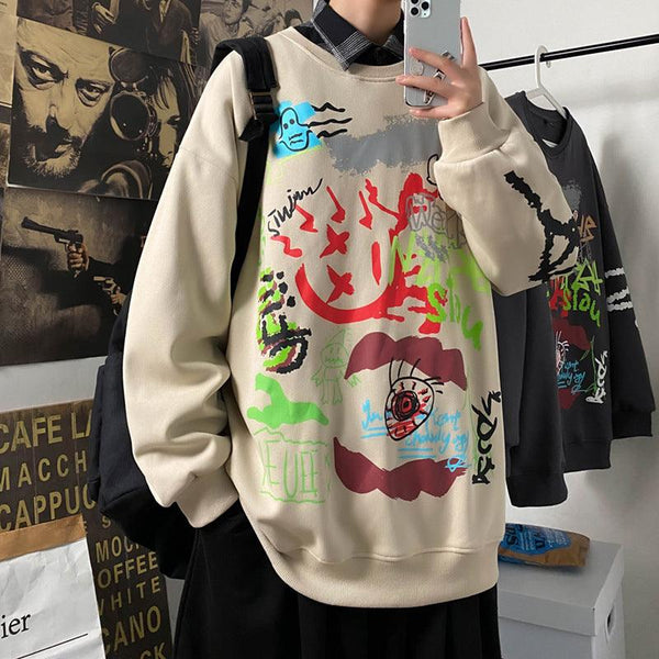 Round Neck Sweatshirts Men'S Clothing Sweatshirts Men'S Super Dalian Cap Sweatshirts Men'S Hoodies - Amazitshop