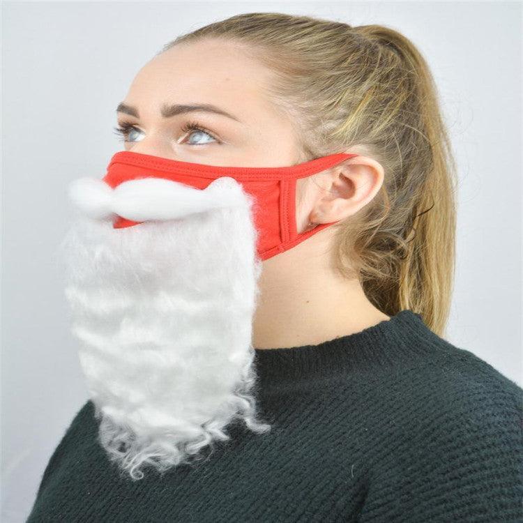 Santa Beard Dress Up Dust - proof Cotton Face Mask - Amazitshop
