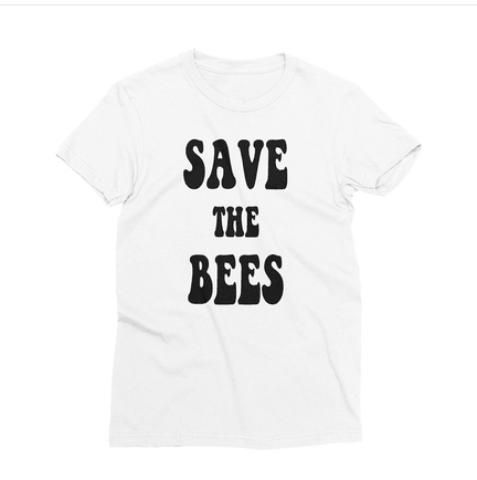 Save the bees funny t shirt women be kind shirt graphic tees - Amazitshop
