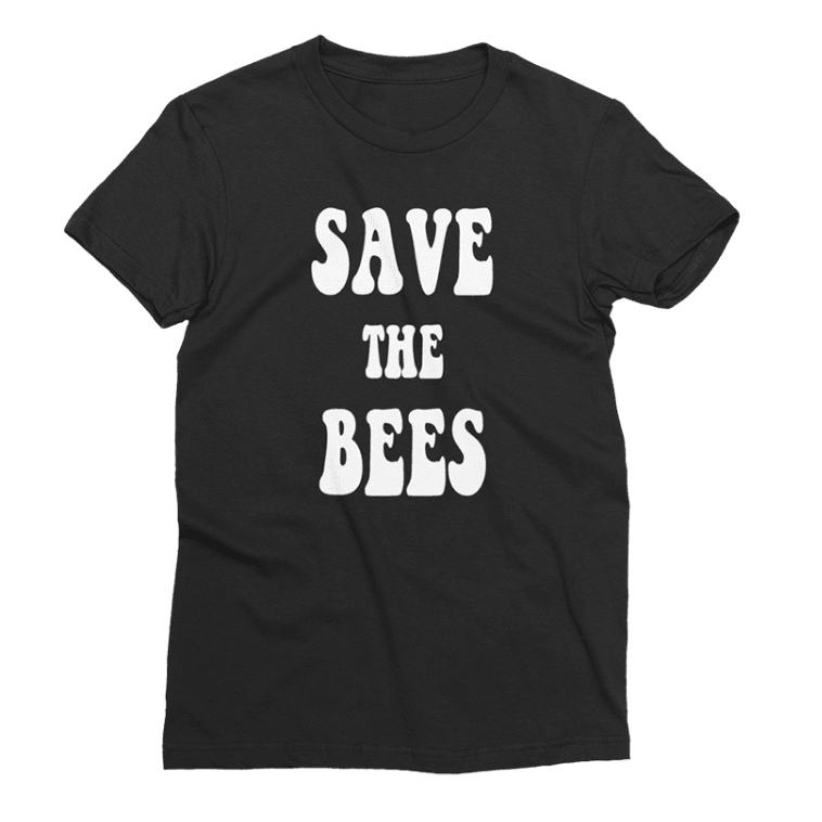 Save the bees funny t shirt women be kind shirt graphic tees - Amazitshop