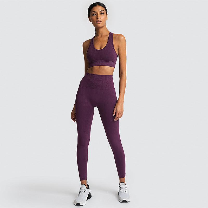Seamless Gym Set Nylon Woman Sportswear - Amazitshop