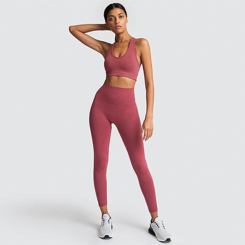 Seamless Gym Set Nylon Woman Sportswear - Amazitshop