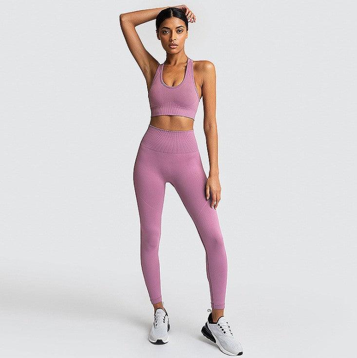 Seamless Gym Set Nylon Woman Sportswear - Amazitshop