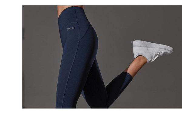 Seamless Nude Yoga Pants Fitness Pants Women Peach Buttocks High Waist Buttocks - Amazitshop