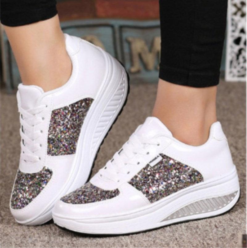 Sequin women's sneakers - Amazitshop