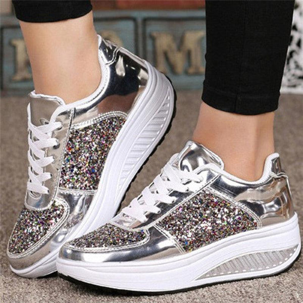 Sequin women's sneakers - Amazitshop
