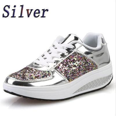 Sequin women's sneakers - Amazitshop