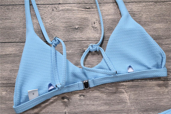 Sexy Bikinis Women Swimsuit Solid Bathing Swim Suit Bikini Set Swimwear Biquini Beachwear - Amazitshop