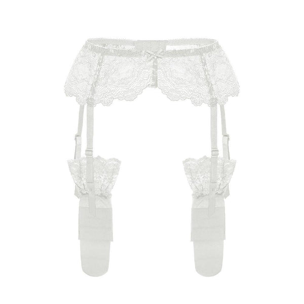 Sexy Lace Garter Belt Ultra - thin Bow - Amazitshop