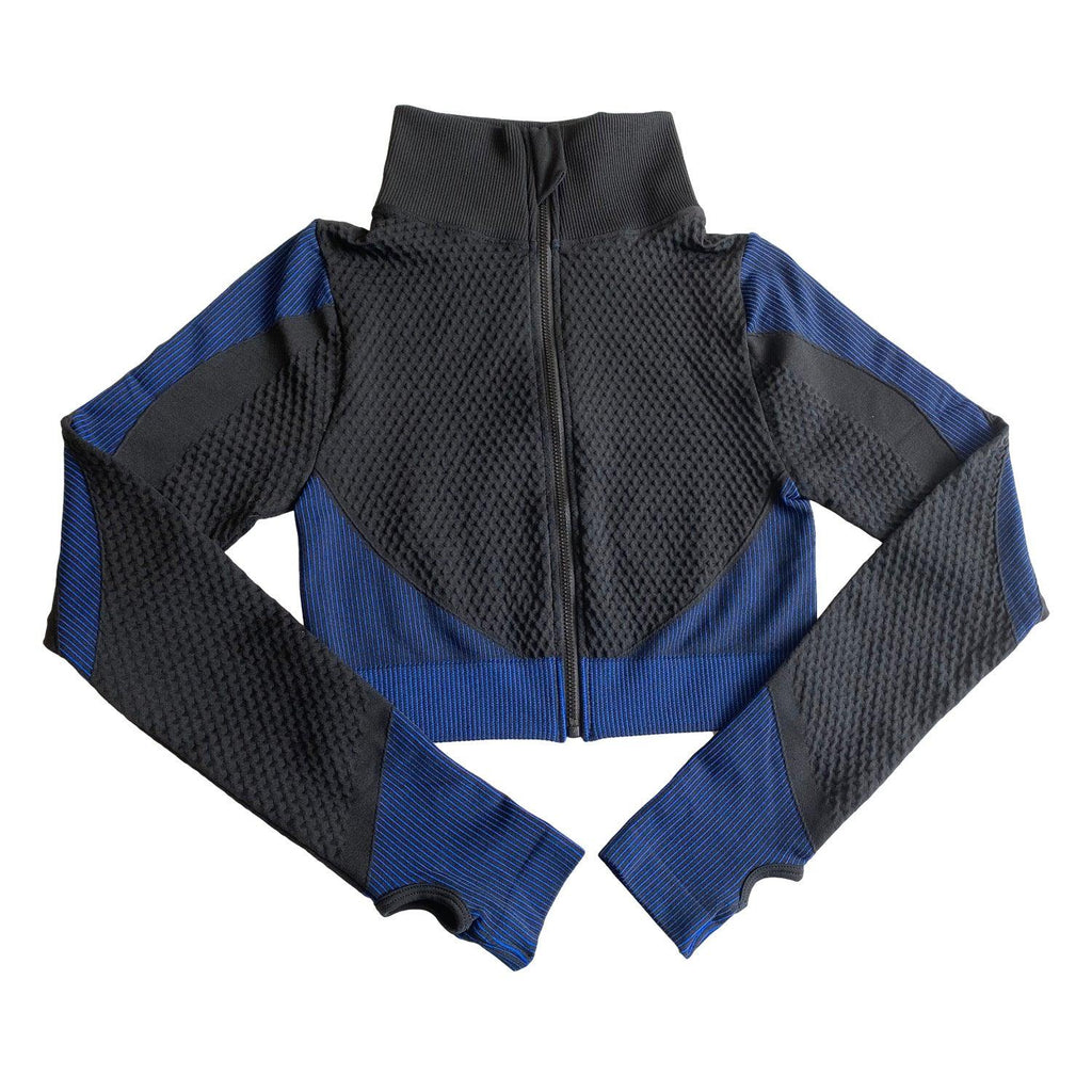 Shark Seamless Exercise Gym Wear Women's Long Sleeve Top - Amazitshop