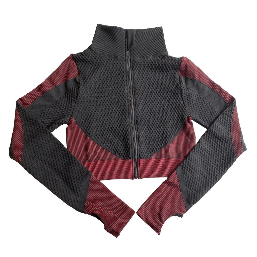 Shark Seamless Exercise Gym Wear Women's Long Sleeve Top - Amazitshop