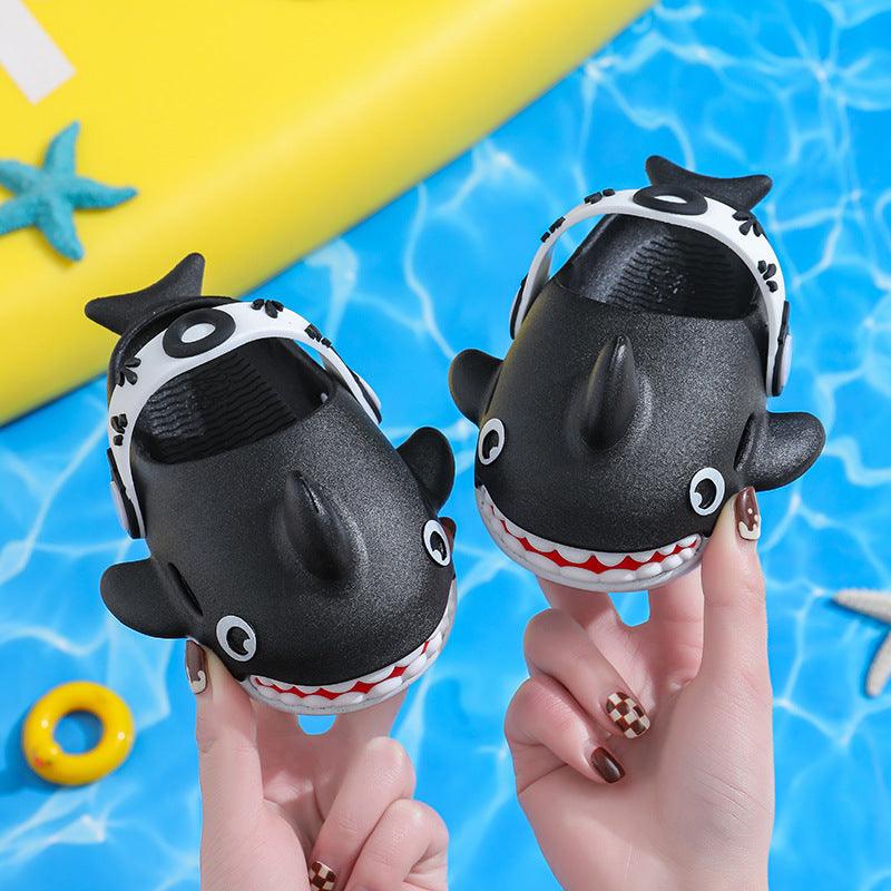 Shark Slippers For Kids Boys Girls Cute Non Slip Slides Shoes - Amazitshop