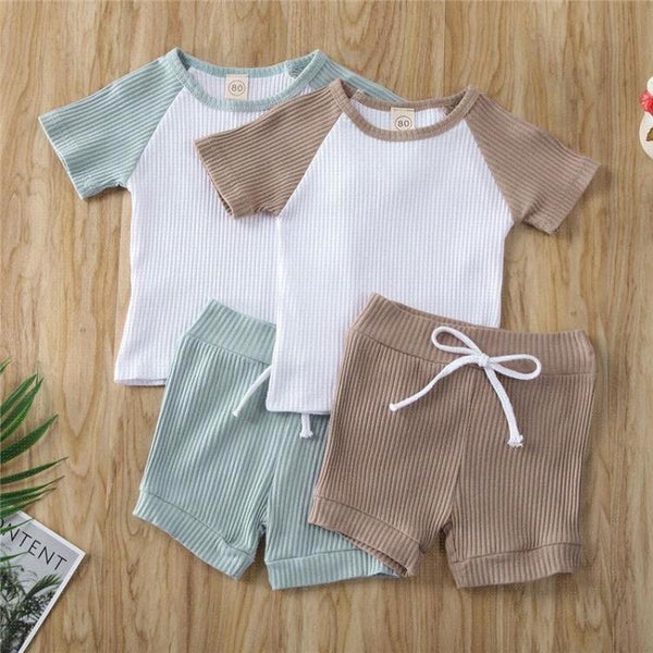 Shirt Shorts 2pcs For Baby Clothes Boy Kids Boys Clothing - Amazitshop