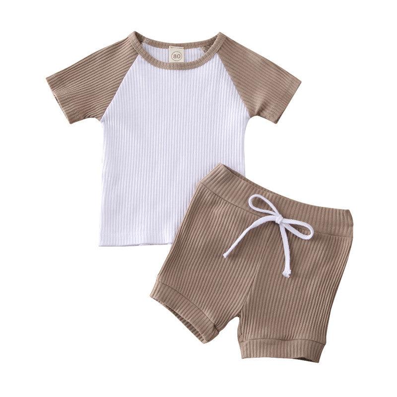 Shirt Shorts 2pcs For Baby Clothes Boy Kids Boys Clothing - Amazitshop