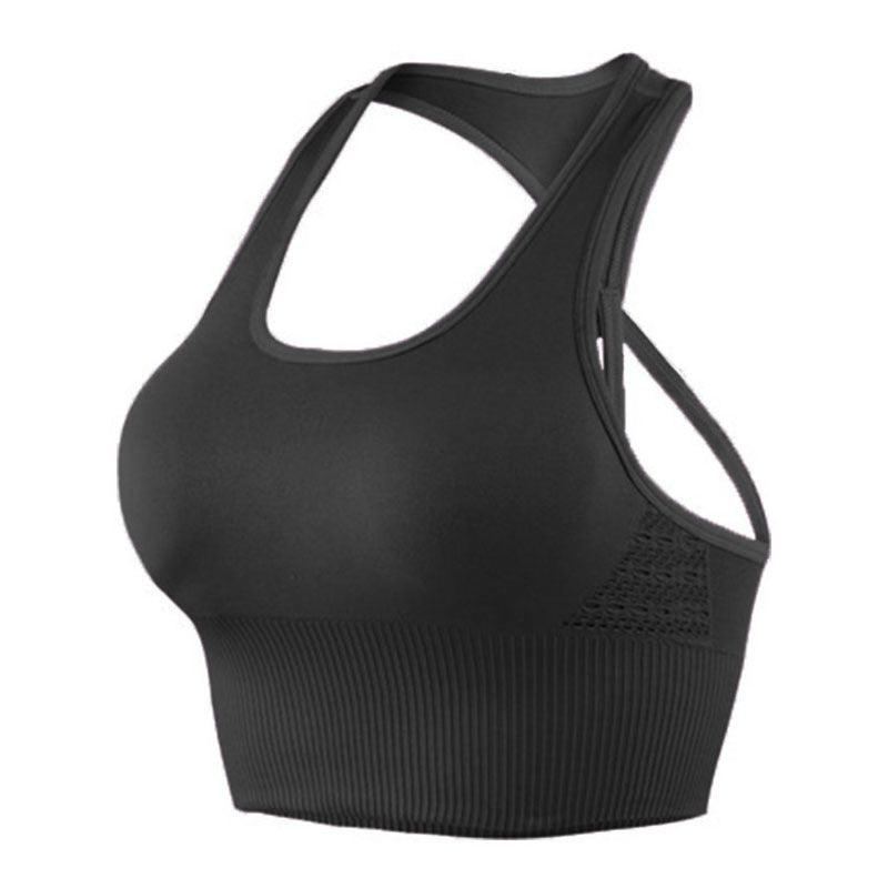 Shockproof Sports Bra Tight - fitting Fitness Exercise Seamless Yoga Wear Women - Amazitshop