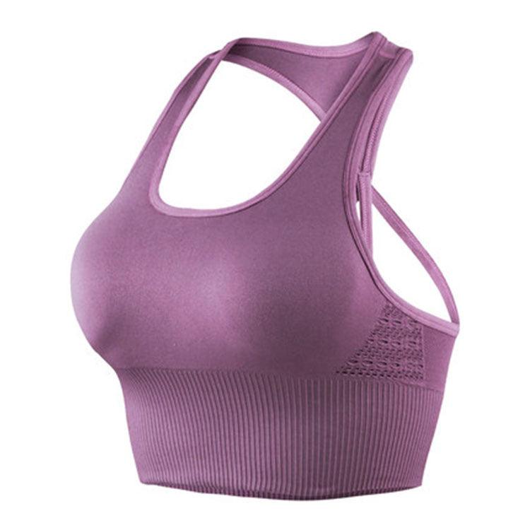 Shockproof Sports Bra Tight - fitting Fitness Exercise Seamless Yoga Wear Women - Amazitshop