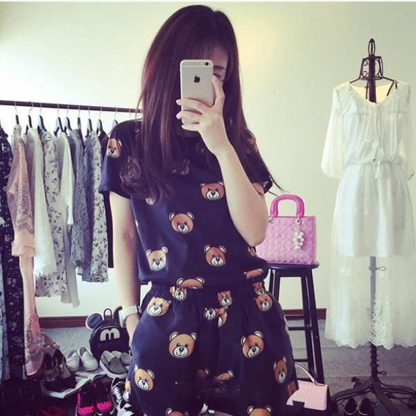 SHorT Sleeve CuTe SleePWear HomeWear - Amazitshop