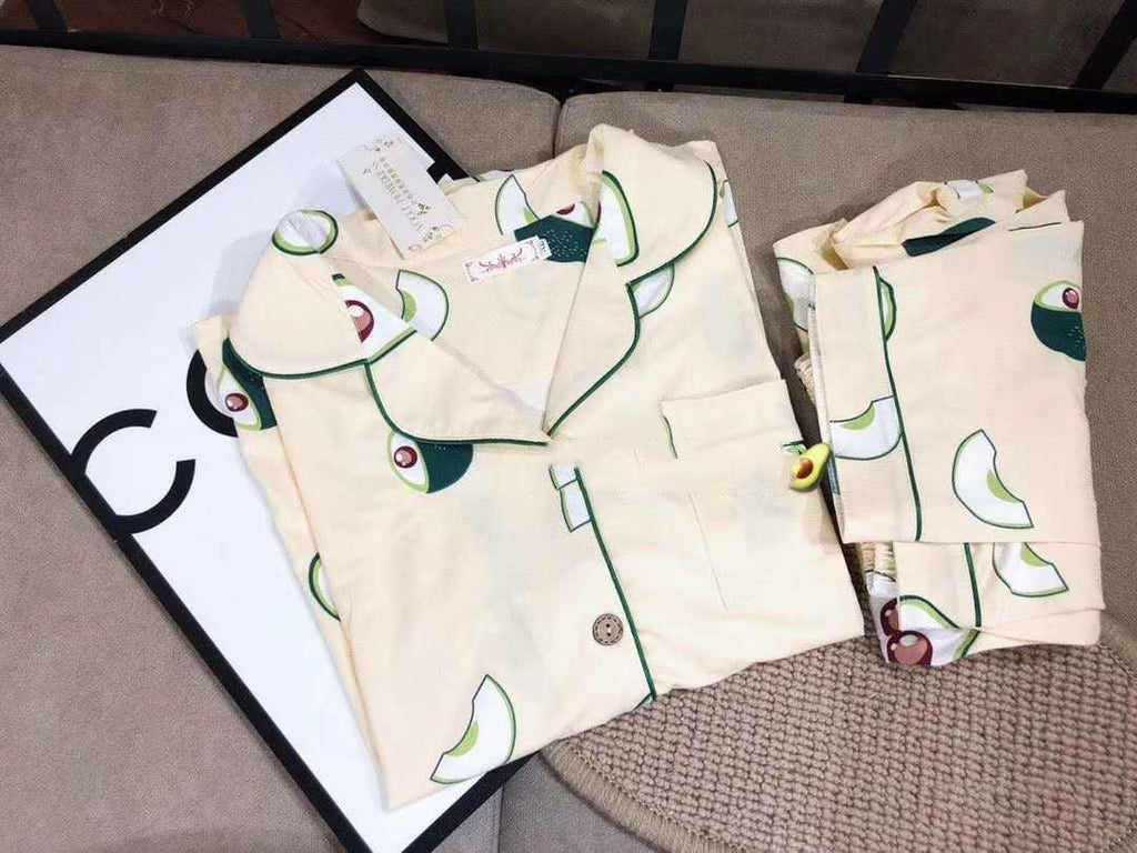 Short - Sleeved Trousers Cardigan Pajamas Home Service - Amazitshop