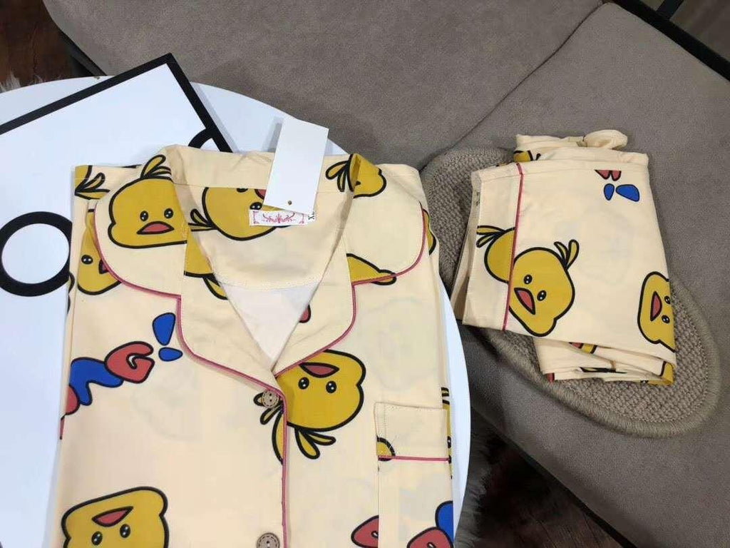 Short - Sleeved Trousers Cardigan Pajamas Home Service - Amazitshop