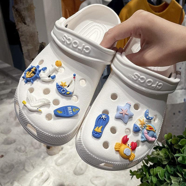 Simple Cartoon Ocean Clogs Accessories - Amazitshop