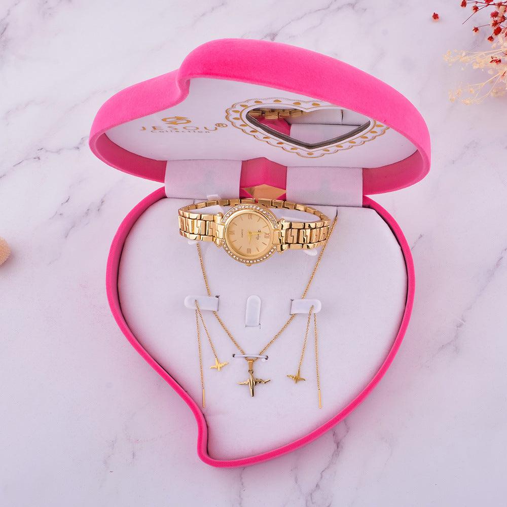 Simple Exquisite Jewelry Watch Necklace Gift Box Jewelry - Amazitshop