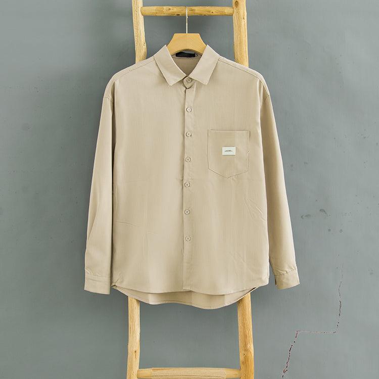 Simple Solid Color Top All - match Bottoming Shirt - Amazitshop