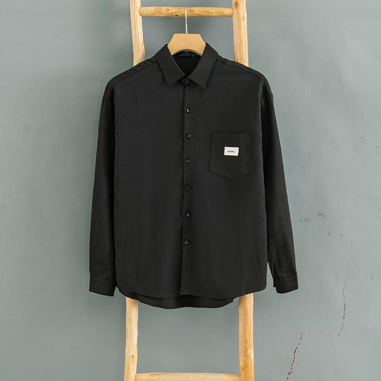 Simple Solid Color Top All - match Bottoming Shirt - Amazitshop