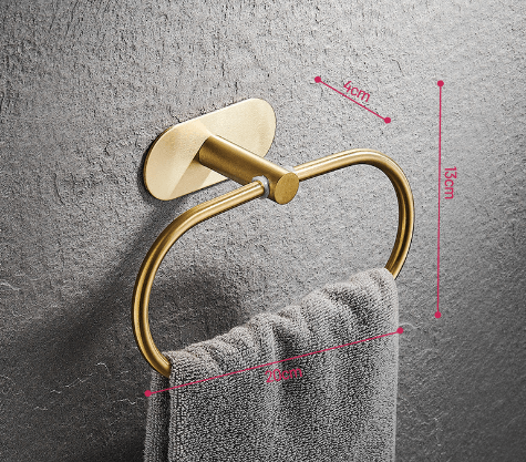 Single Bar Towel Rack Bathroom Hook Bathroom Pendant - Amazitshop