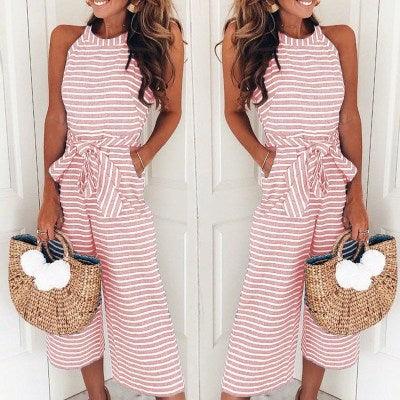 Sleeveless Long Rompers - Amazitshop