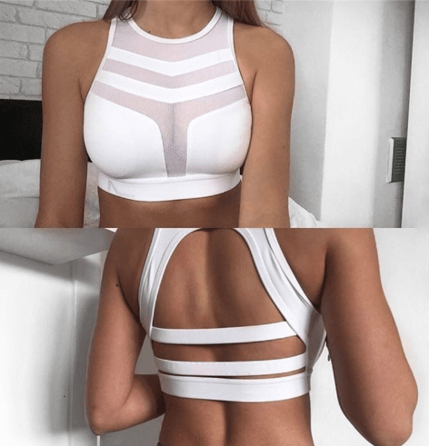 Slim Vest Sports Sexy Curve Shirt Bra - Amazitshop