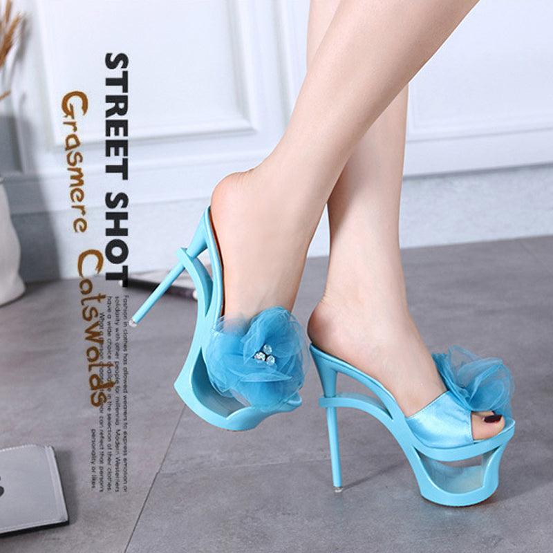 Slip - on stiletto heel pumps - Amazitshop