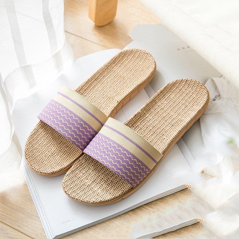 Slippers women summer home slippers couple slippers - Amazitshop