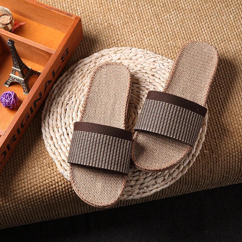Slippers women summer home slippers couple slippers - Amazitshop