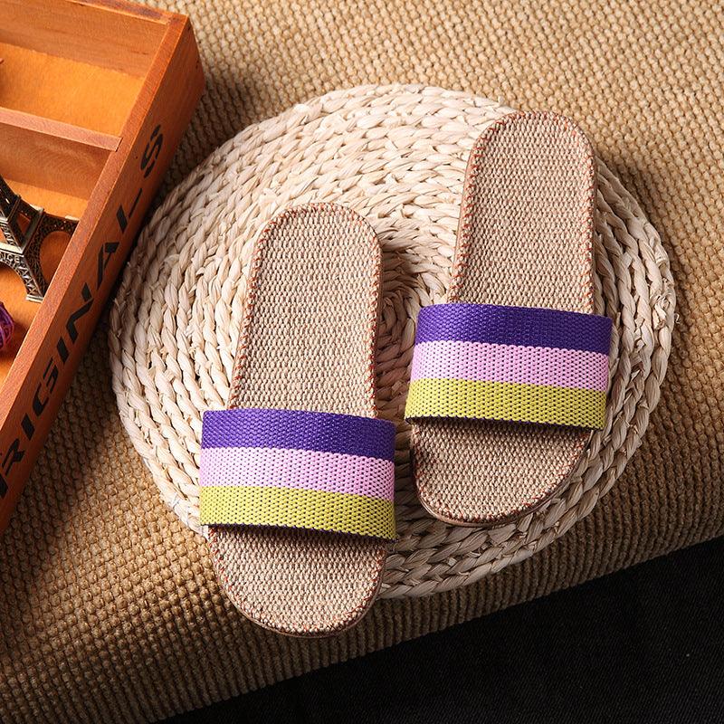 Slippers women summer home slippers couple slippers - Amazitshop