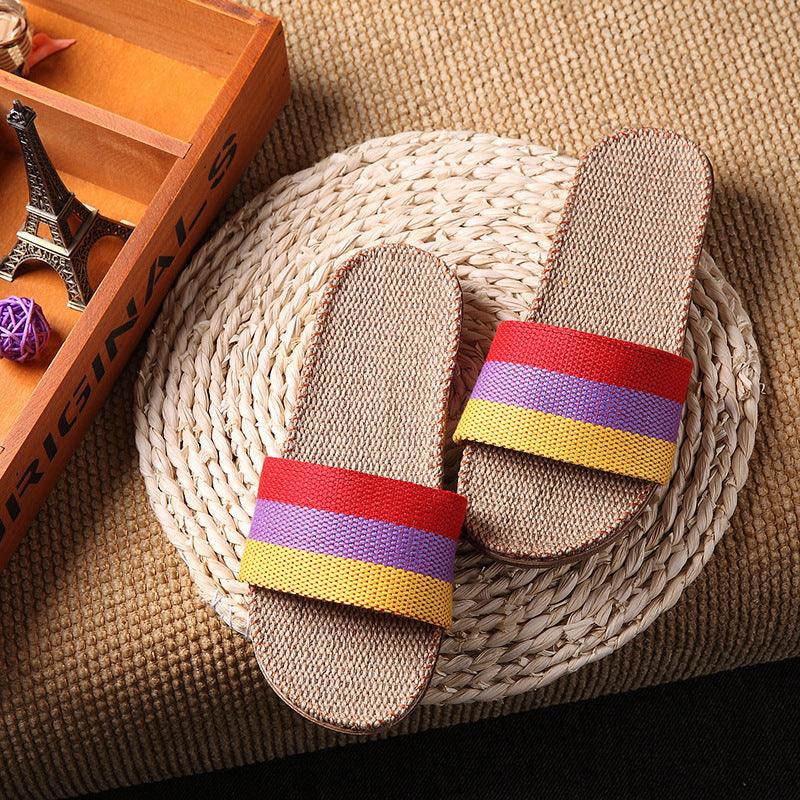 Slippers women summer home slippers couple slippers - Amazitshop