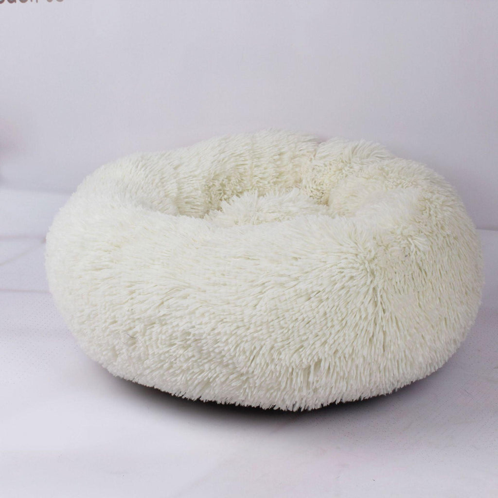 Small Dogs Round Plush Cat Litter Kennel Pet Nest Mat Puppy Beds - Amazitshop