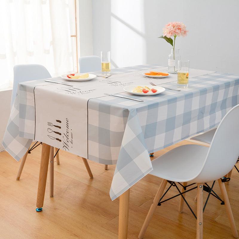 Small Fresh Tablecloth Waterproof, Oil - proof And Scald - proof Disposable Tablecloth - Amazitshop