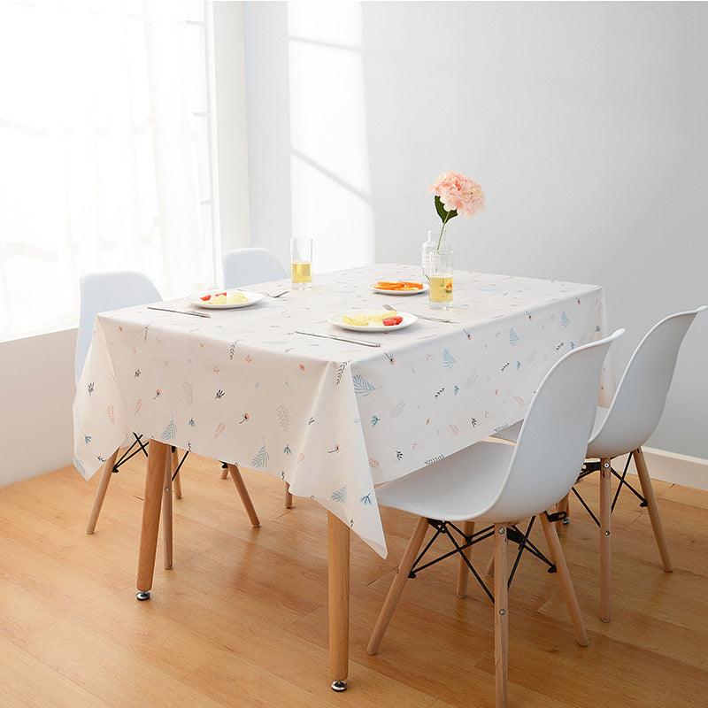 Small Fresh Tablecloth Waterproof, Oil - proof And Scald - proof Disposable Tablecloth - Amazitshop
