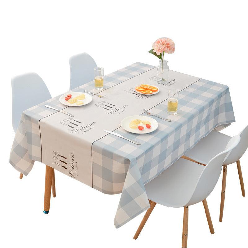 Small Fresh Tablecloth Waterproof, Oil - proof And Scald - proof Disposable Tablecloth - Amazitshop