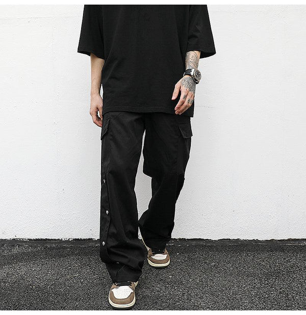 Snap Cargo Pants - Amazitshop