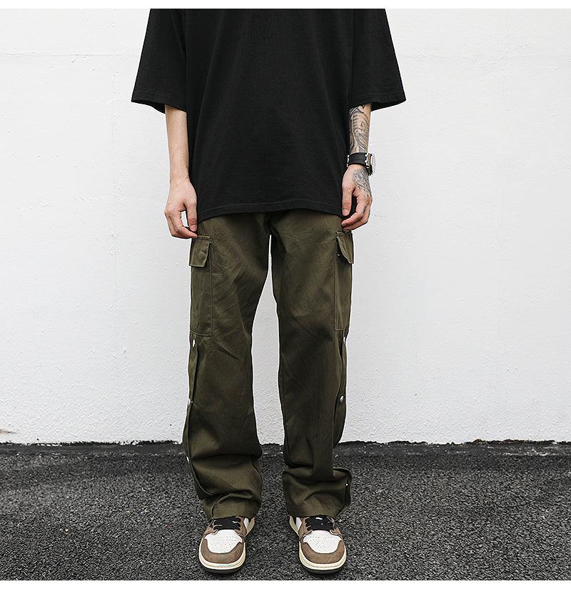 Snap Cargo Pants - Amazitshop