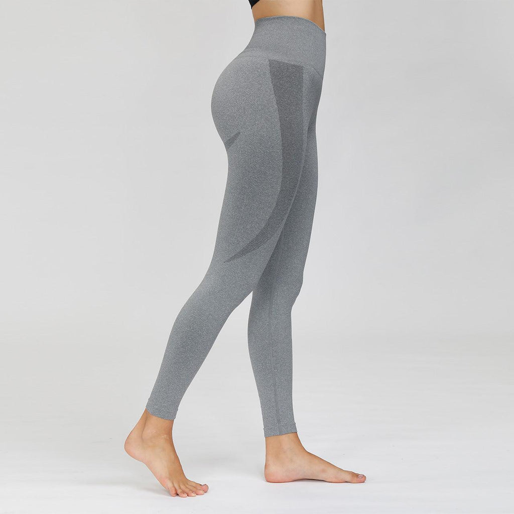 Snowflake Jacquard Seamless Workout Ankle Length Pants Yoga - Amazitshop