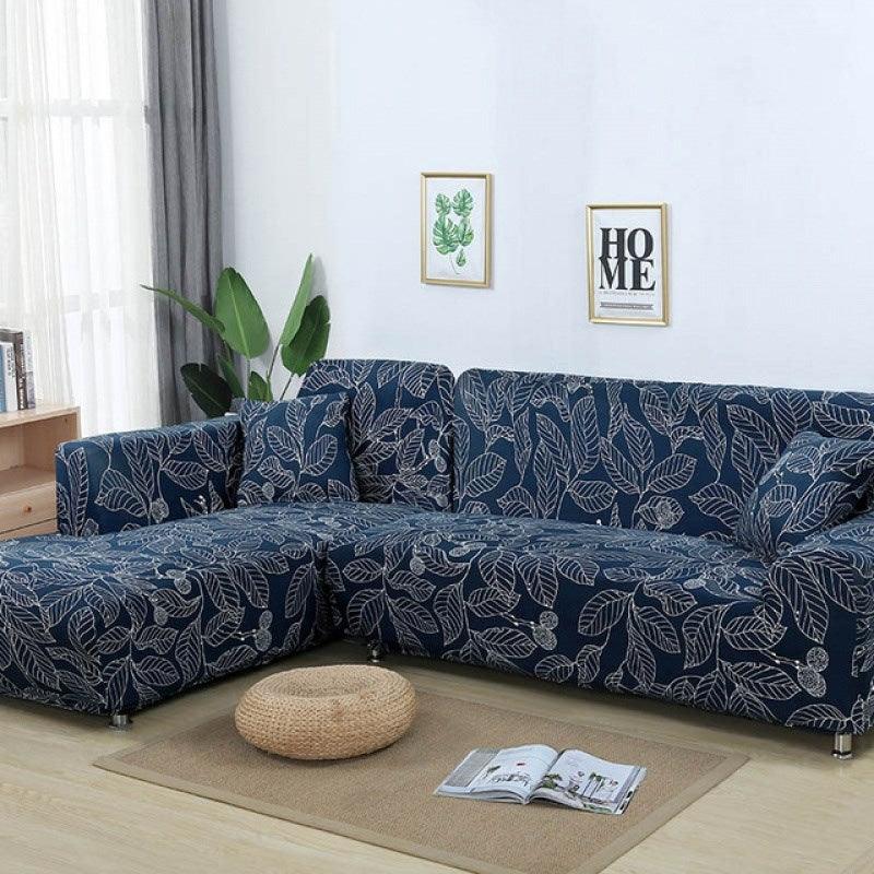 Sofa Cover Elastic Blue Sofa covers for living room - Amazitshop