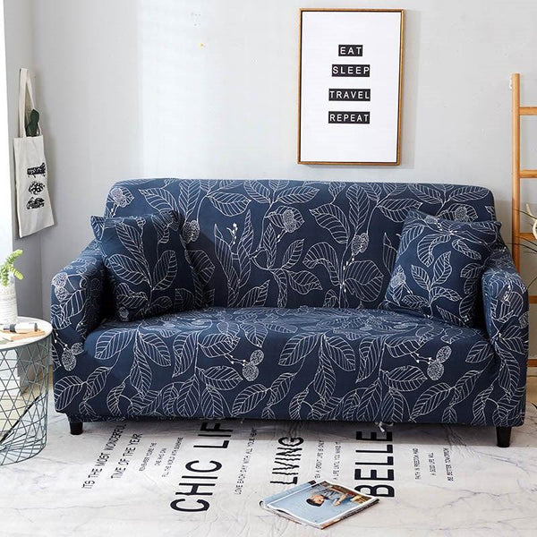 Sofa Cover Elastic Blue Sofa covers for living room - Amazitshop